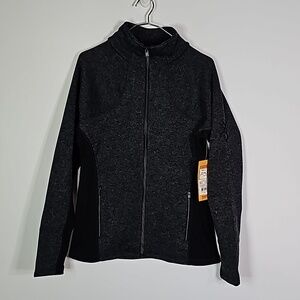 BROWNING medium black and gray zip up casual sports jacket
